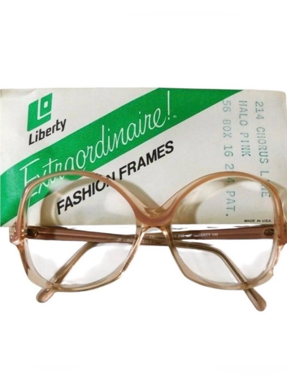 1980s Vintage Oversized Secretary Frames for Eyeglasses or Sunglasses, Geek Chic